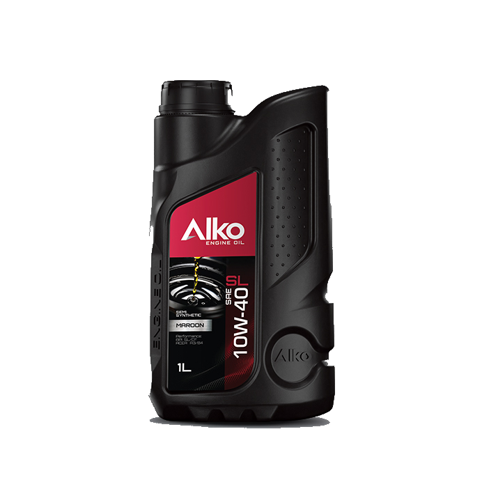 روغن موتور آلکو مارون 10W-40 SL/CF حجم 1 لیتر — تصویر رسمی محصول با پس‌زمینه شفاف