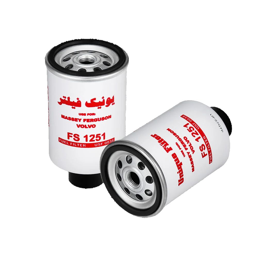 فیلتر گازوئیل ولوو N10 شیردار، تراکتور مسی فرگوسن 285، باب کت S250، کاویان، فوتون، هووو، دویتس،کمنز - USF 0034