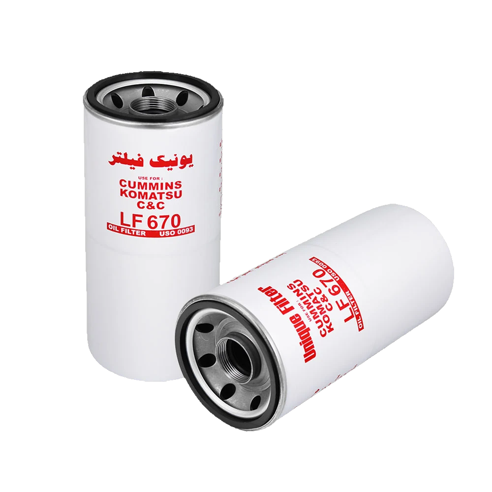فیلتر روغن کوماتسو (دوپله کوتاه)، کامیون (C&C)، دافران، دیما، فوتون، امپاور BD500 - USO 0093
